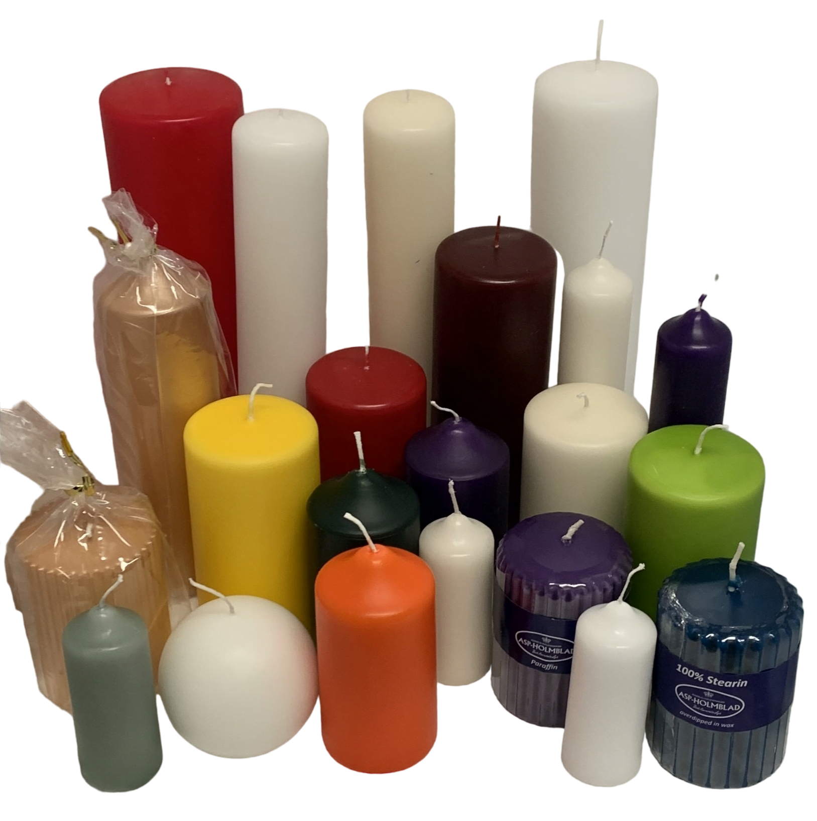 kategori for alle bloklys i alle farver og størrelser