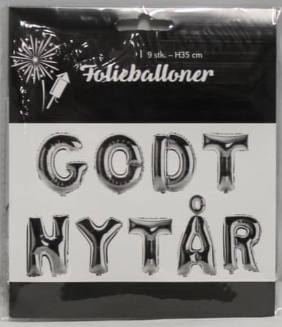 godt nytår balloner